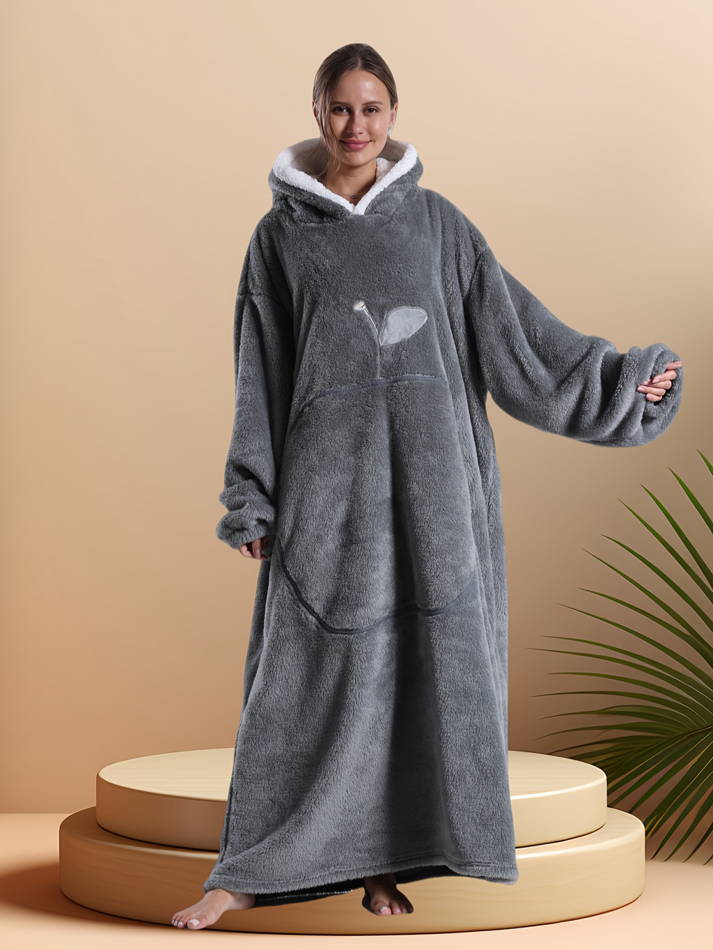 بطانية هودي قابلة للارتداء