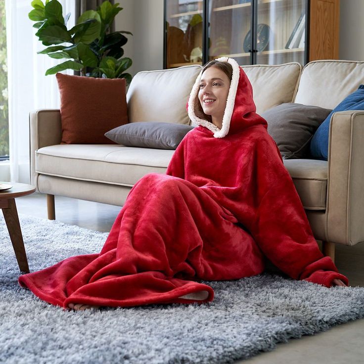🛋️ بطانية قابلة للارتداء